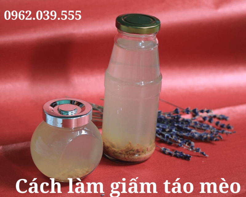Cách làm giấm táo mèo